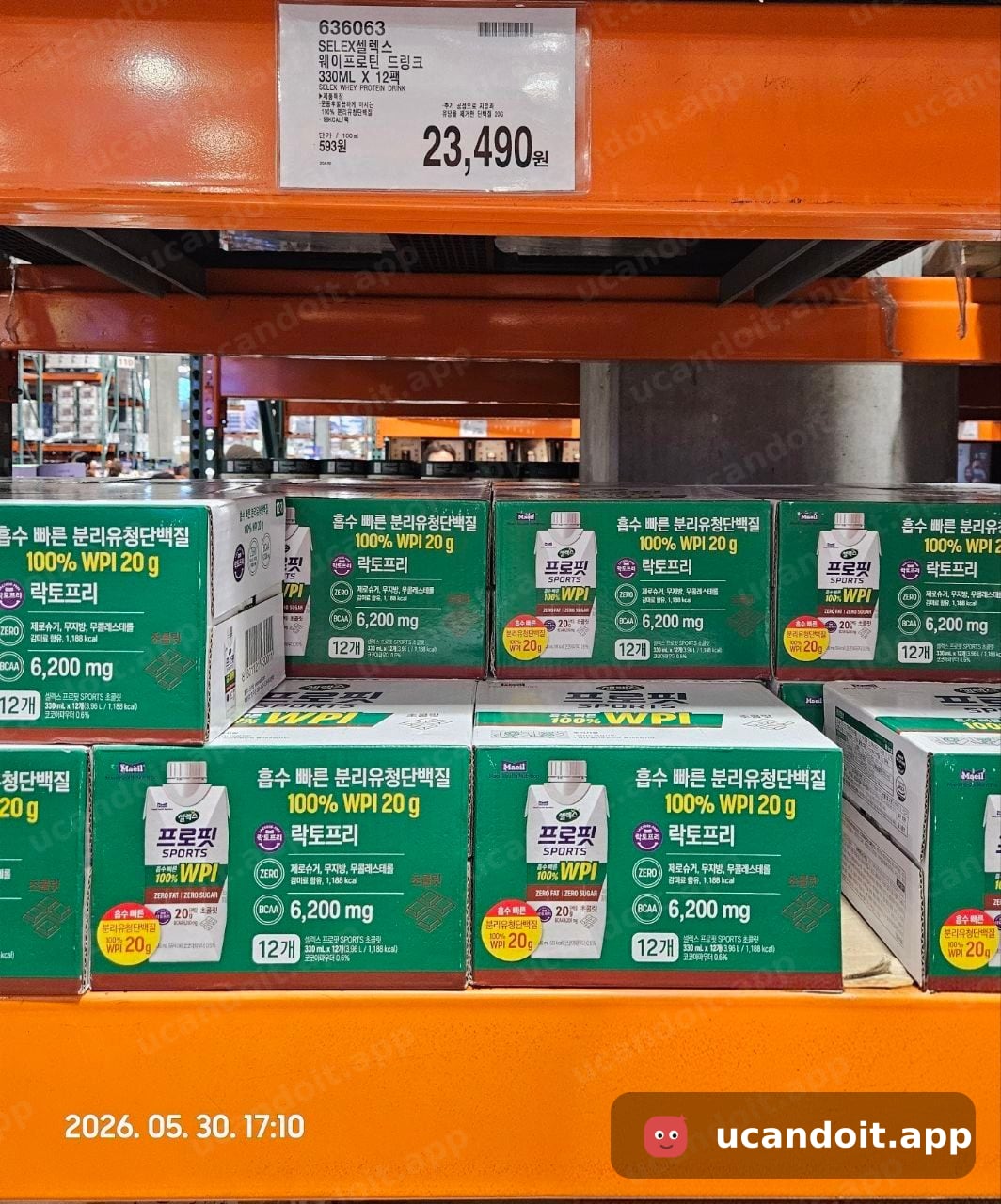 SELEX 셀렉스 웨이프로틴 드링크 330ML×12팩 — 23,490원